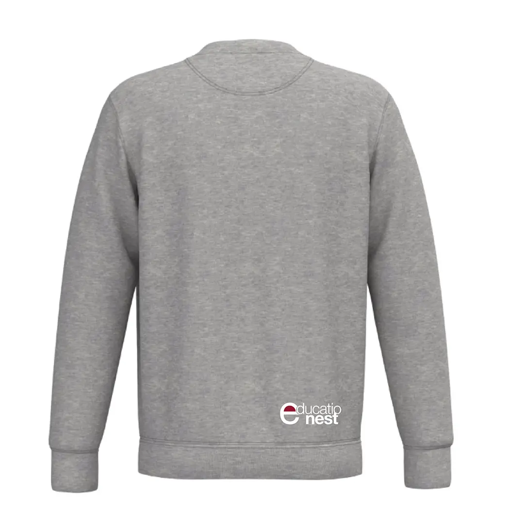 Felpa garzata (felpata) girocollo TORTELLINO - KID - immagine 2